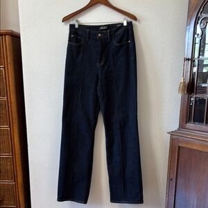 Judy Blue Straight Wide Leg Dark Wash Jeans 11/30